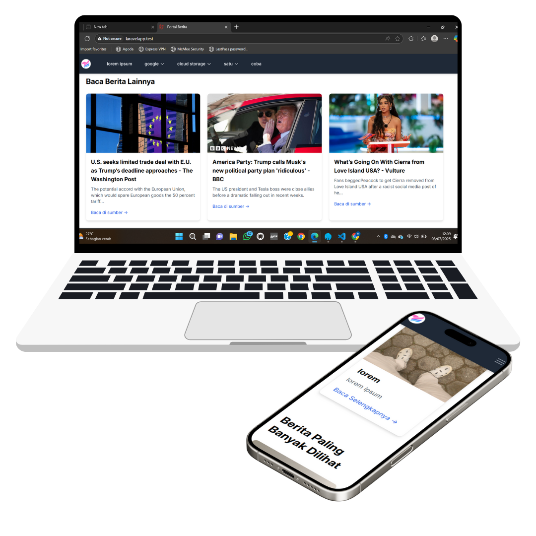 Portal Berita MockUp